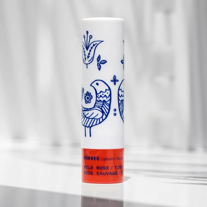 KORRES Wild Rose Tinted Lipbalm sävytetty huulivoide 4,5g