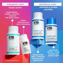 K18 peptide prep detox shampoo 250ml
