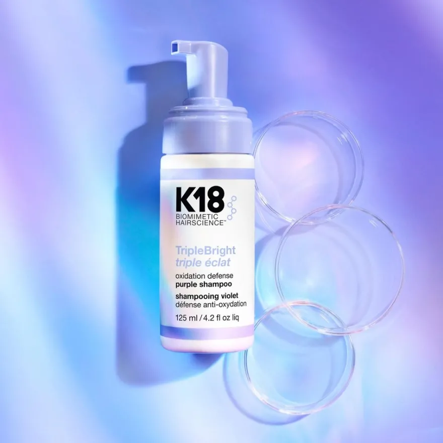 K18 Triplebright violettishampoo 125 ml