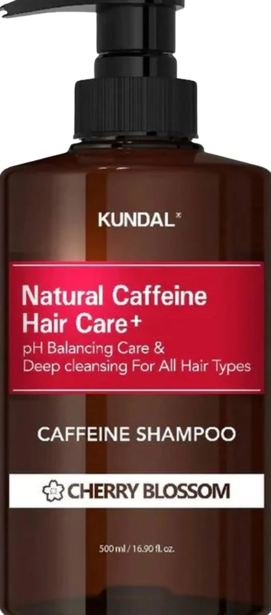KUNDAL natural caffeine shampoo 500 ml