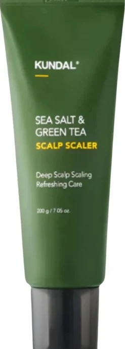 KUNDAL sea salt & green tea scalp scaler 200 ml