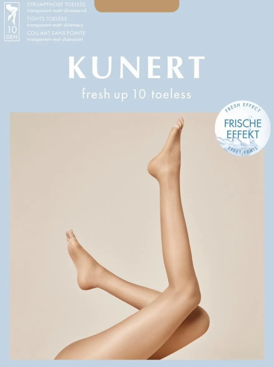 Kunert Fresh Up Toeless sukkahousut 10 den