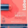 Labello 4,8g Caring Beauty Coral - sävyttävä voide huulille ja poskille