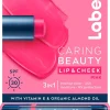 Labello 4,8g Caring Beauty Pink - sävyttävä voide huulille ja poskille