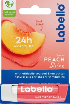 Labello 4,8g Peach Shine -huulivoide