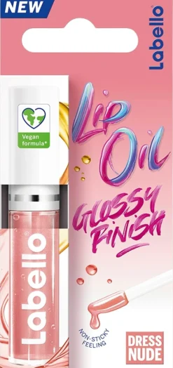 Labello 5,5ml Caring Lip Oil Dress Nude -huuliöljy