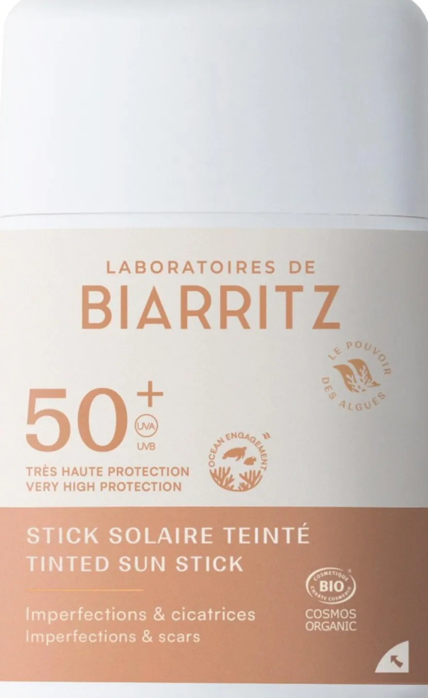 Laboratoires de Biarritz Tinted Suncsreen Stick Sävytetty Aurinkovoidepuikko Spf50+ 12g