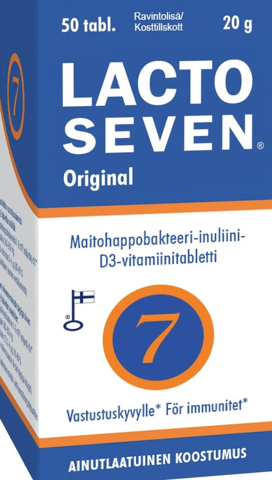 Lacto Seven 50 kpl maitohappobakteeri-inuliinivalmiste 20 g