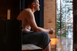 Lapuan Kankurit jättipyyhe Terva 85x180 cm musta-pellava