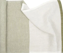 Lapuan Kankurit Kaisla laudeliina 50x180 cm pellava/oliivi