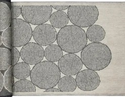Lapuan Kankurit Motti laudeliina 46x150cm pellava-musta