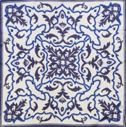 Lasessor Majolica silkkihuivi