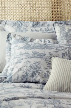 Laura Ashley Braysmith Toile satiinipussilakanasetti 230x220+2x50x60cm harmaa