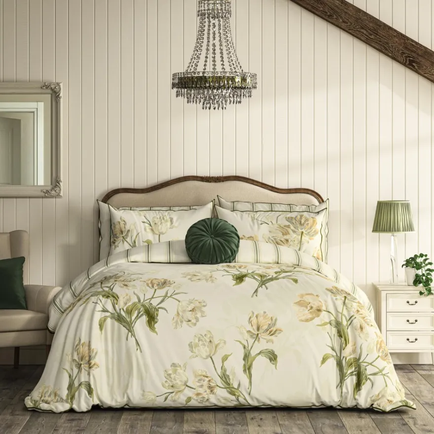 Laura Ashley Gosford tyynynliina 50x60cm sage