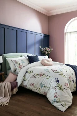 Laura Ashley Hawling Irises pussilakanasetti 150x210+50x60cm