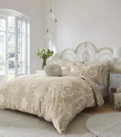 Laura Ashley Josette pussilakanasetti 150x210+50x60cm truffle