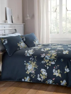 Laura Ashley Rosemore pussilakanasetti 150x210+50x60cm midnight
