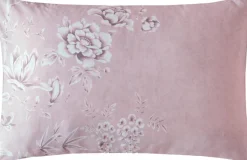 Laura Ashley Rowsham Garden satiinityynyliina 50x60cm pinkki