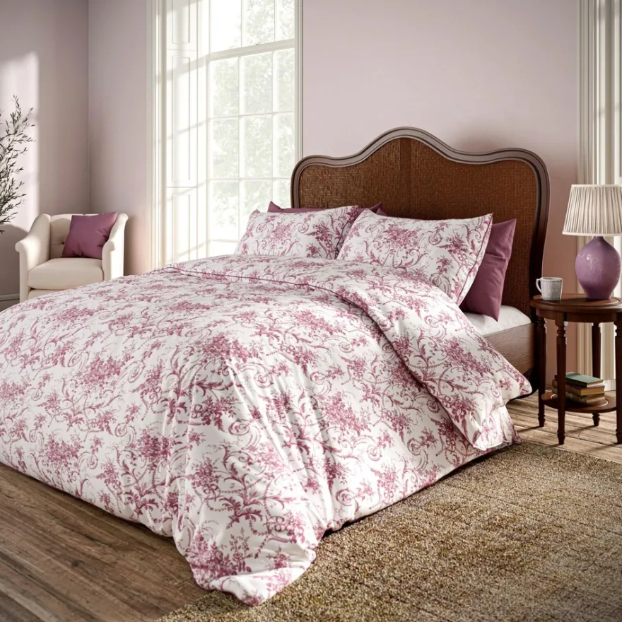 Laura Ashley Tuileries tyynynliina 50x60cm dark plum