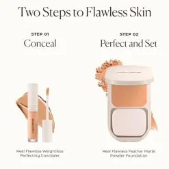 Laura Mercier Real Flawless Feather Matte Powder Foundation meikkipuuteri 7,6g