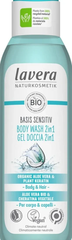 lavera Basis Sensitiv Body Wash 2In1 250 ml
