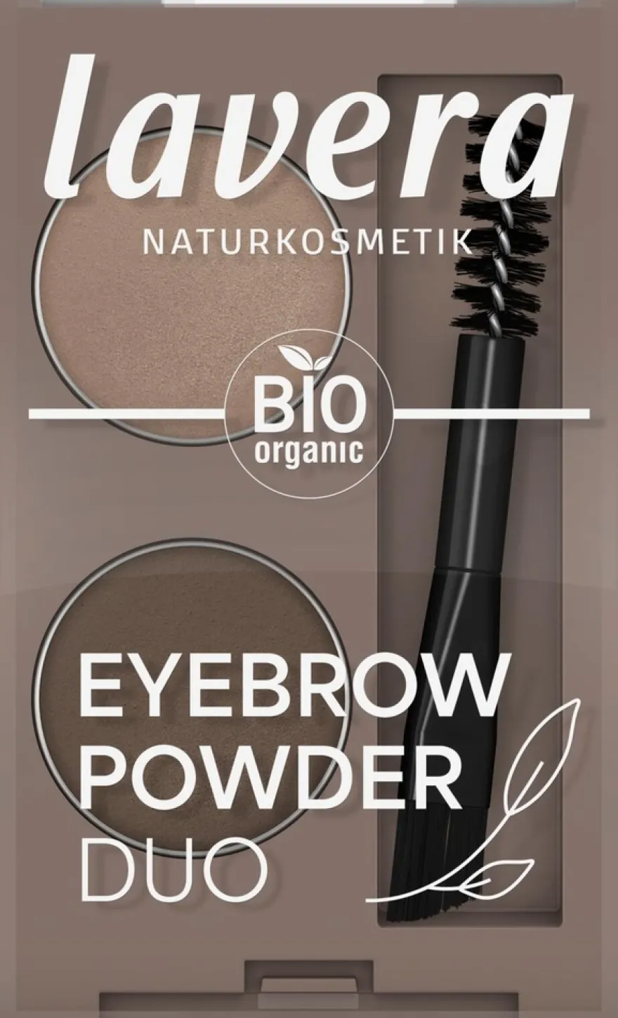 lavera Eyebrow Powder Duo puuterimainen kulmaväri 2x0,8 g