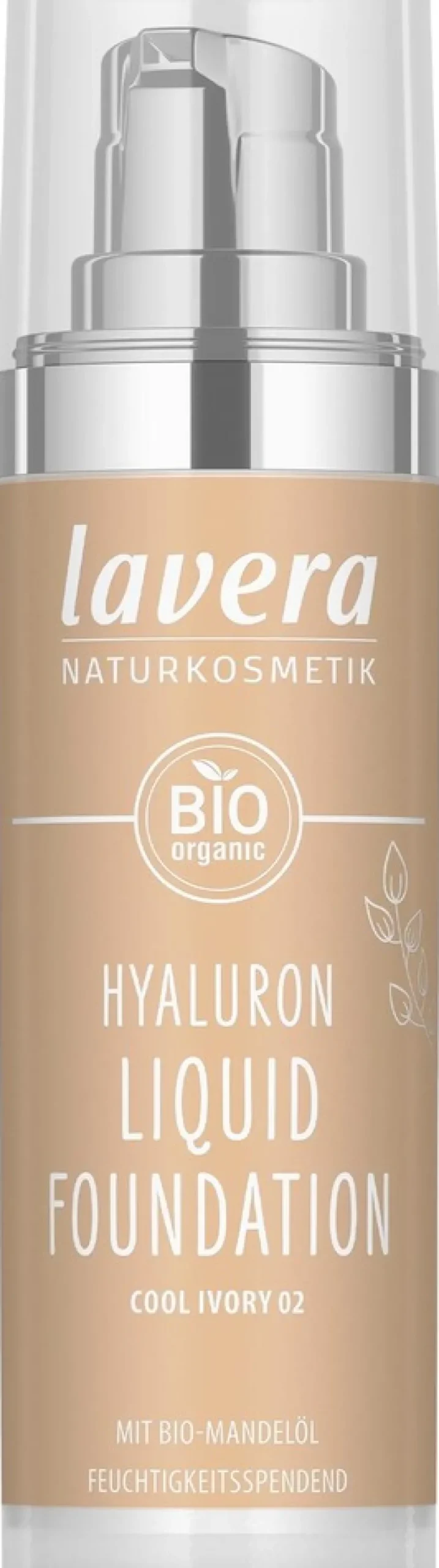 lavera Hyaluron Liquid Foundation -Cool Ivory 02- 30 ml