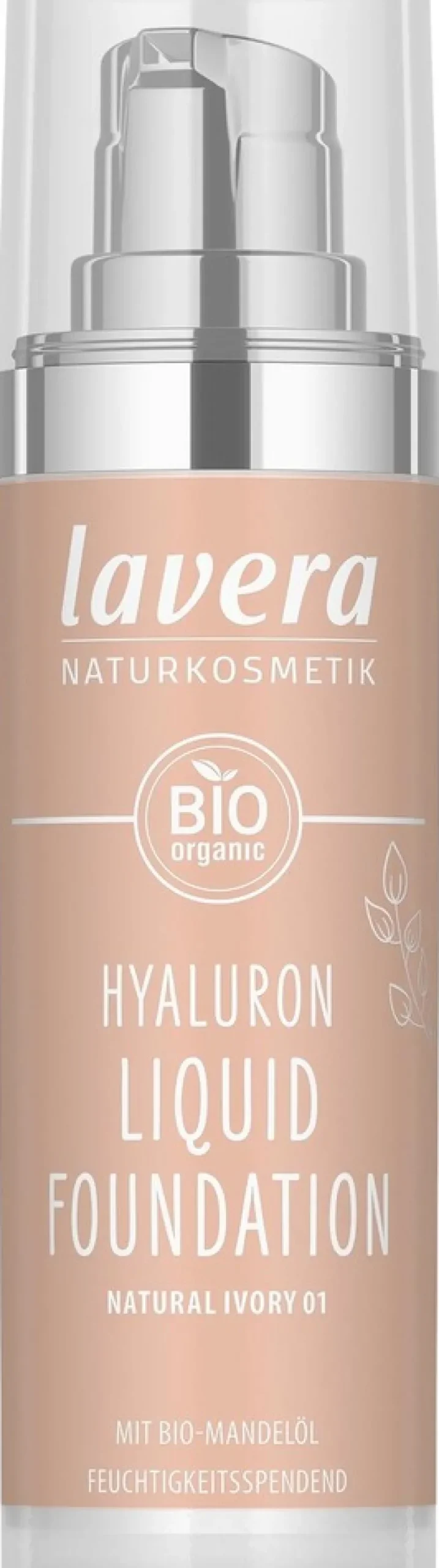lavera Hyaluron Liquid Foundation -Natural Ivory 01- 30 ml