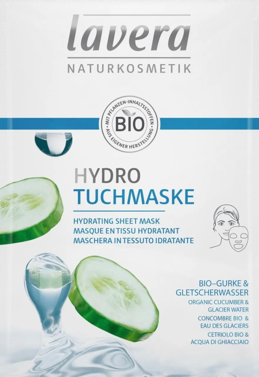 lavera Hydrating Sheet Mask 1 kpl / 21 ml - Kosteuttava kangasnaamio