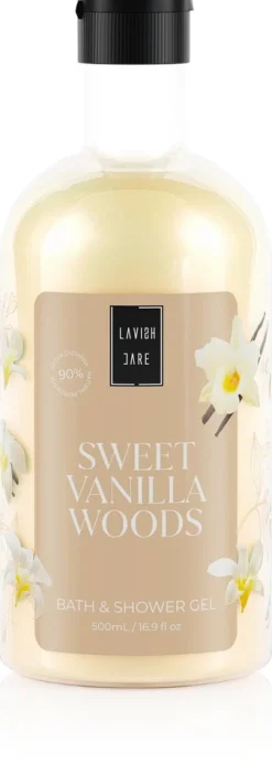 Lavish Care Suihkugeeli Sweet Vanilla Woods 500 ml