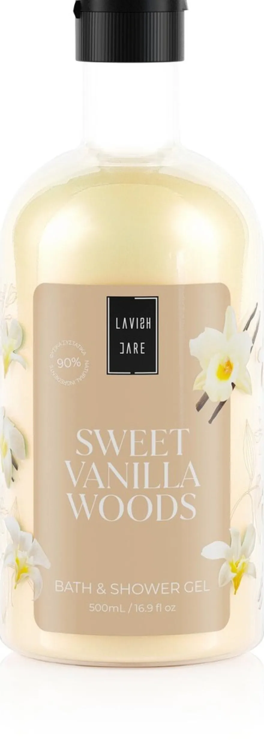 Lavish Care Suihkugeeli Sweet Vanilla Woods 500 ml