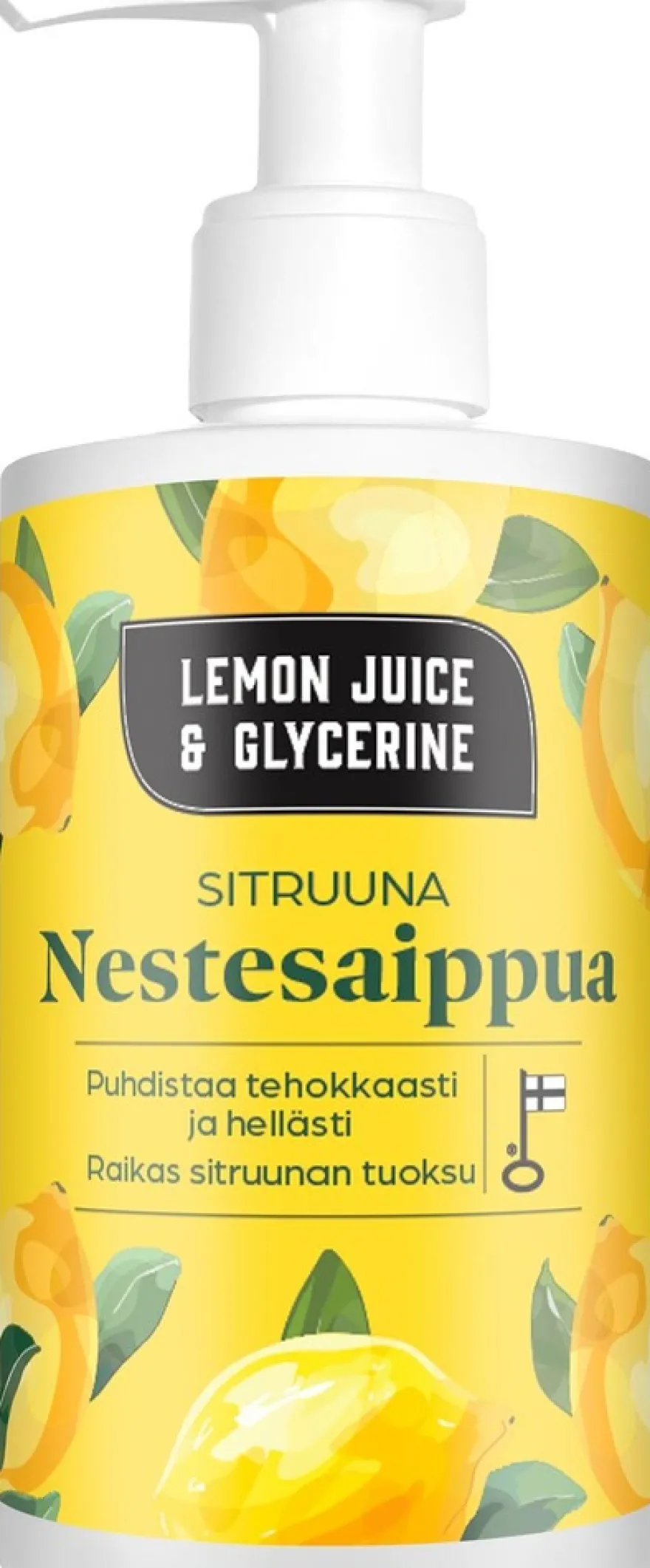 Lemon Juice & Glycerine Nestesaippua sitruuna 275ml