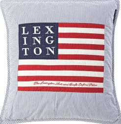 Lexington Art&Crafts tyynynpäällinen 50x50cm sininen/valkoinen