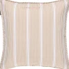 Lexington Classic raidallinen tyynynpäällinen 50x50cm beige/valkoinen