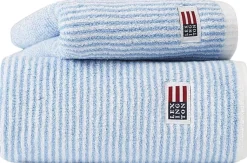 Lexington Original käsipyyhe 50x70cm white blue stripe