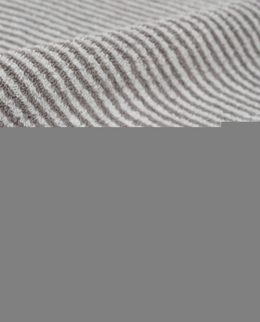 Lexington Original kylpypyyhe70x130cm white gray stripe
