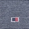 Lexington Original kylpypyyhe 100x150 cm valkoinen/navy stripe