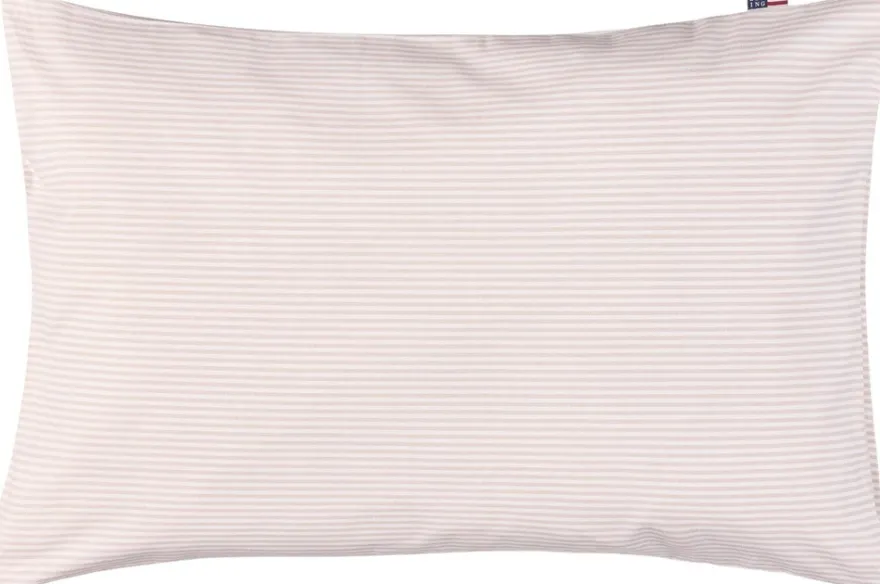 Lexington Pin Point vauvan tyynyliina 35x55cm beige/valkoinen