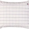 Lexington Poplin tyynyliina 50x60cm valkoinen/beige/tummansininen