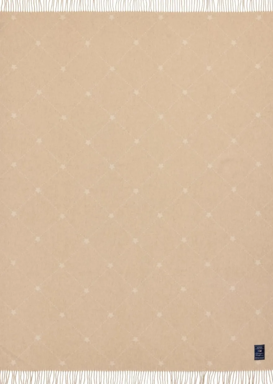 Lexington Signature Star huopa 130x170cm beige/valkoinen
