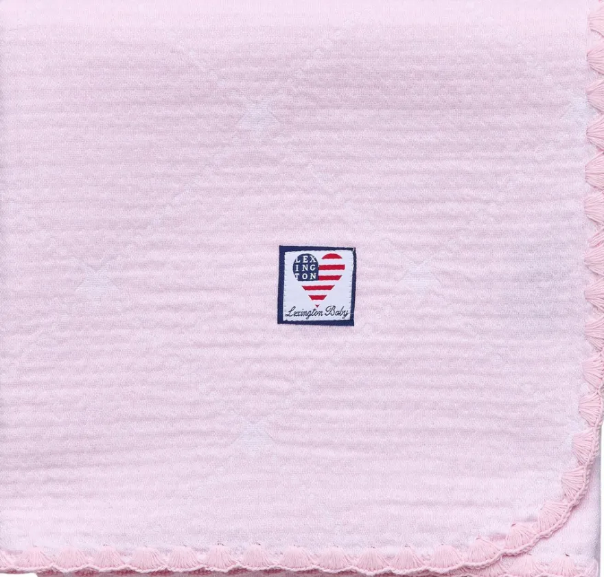 Lexington Signature Star huopa 70x75cm pinkki/valkoinen