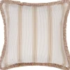 Lexington Striped tyynynpäällinen 50x50 cm beige/valkoinen