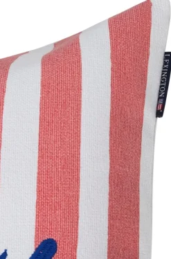 Lexington Summer Stripe tyynynpäällinen 50x50 cm pinkki/valkoinen/sininen