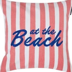 Lexington Summer Stripe tyynynpäällinen 50x50 cm pinkki/valkoinen/sininen