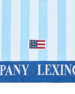 Lexington Summer Velour rantapyyhe 100x180 cm sininen