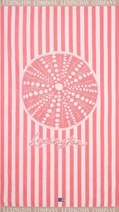 Lexington Summer Velour rantapyyhe 100x180 cm pinkki