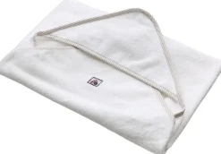 Lexington vauvan huppupyyhe 100x100cm valkoinen/beige