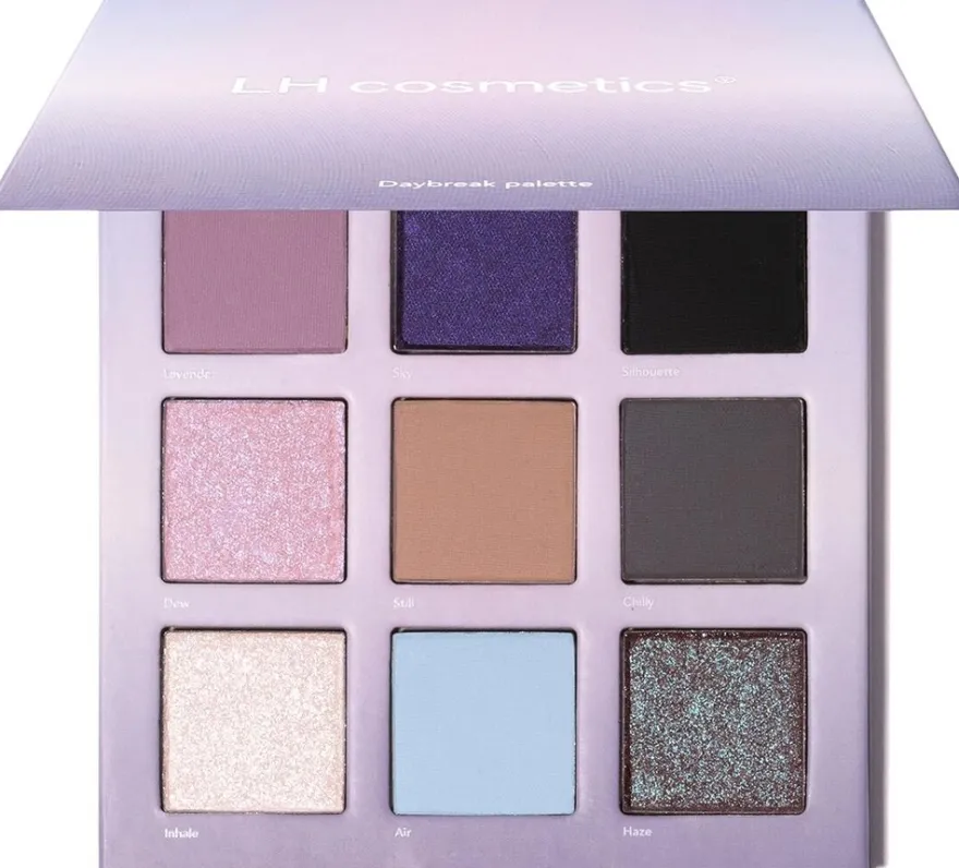 LH cosmetics Daybreak palette -luomiväripaletti 9 g