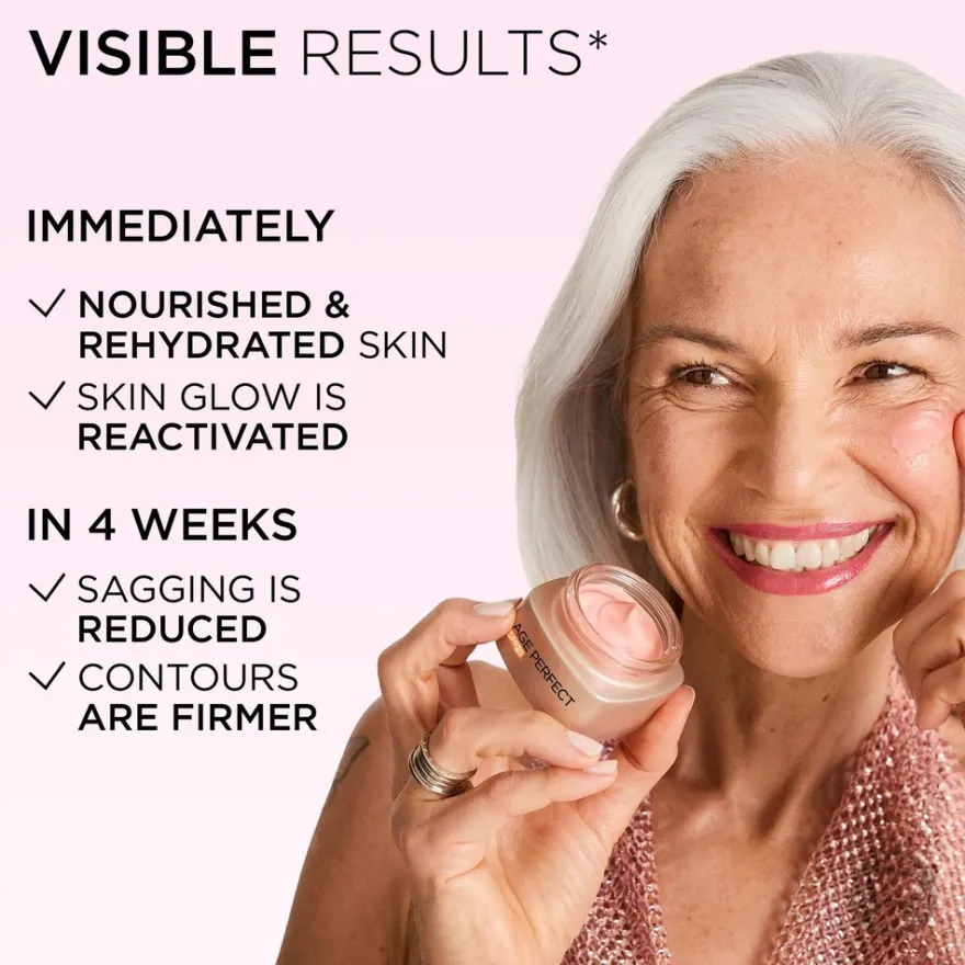 L'Oréal Paris Age Perfect Rosy Glow päivävoide SPF20 normaalille iholle 50 ml