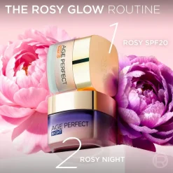 L'Oréal Paris Age Perfect Rosy Glow päivävoide SPF20 normaalille iholle 50 ml